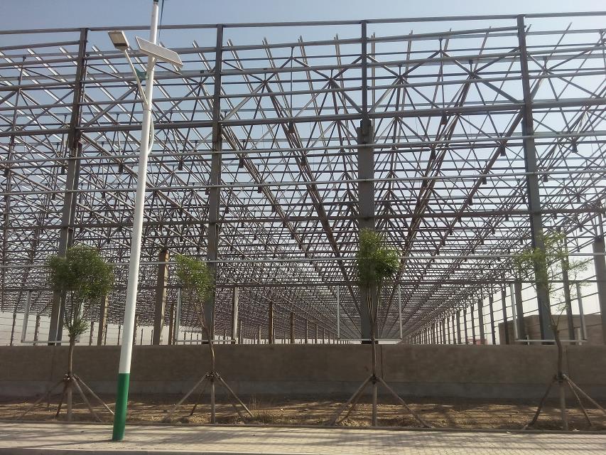 白城汽车工业厂房网架
